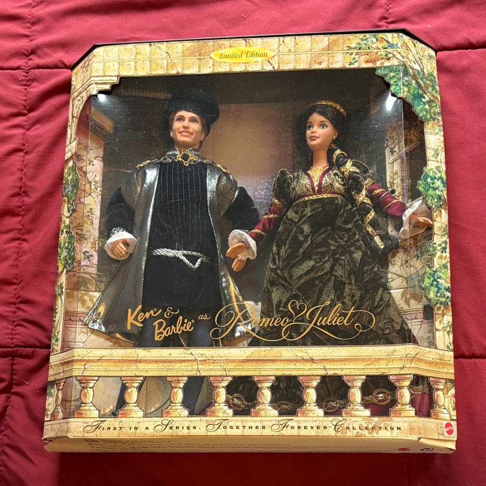 1997 Barbie and Ken Romeo and Juliet Collector Set
